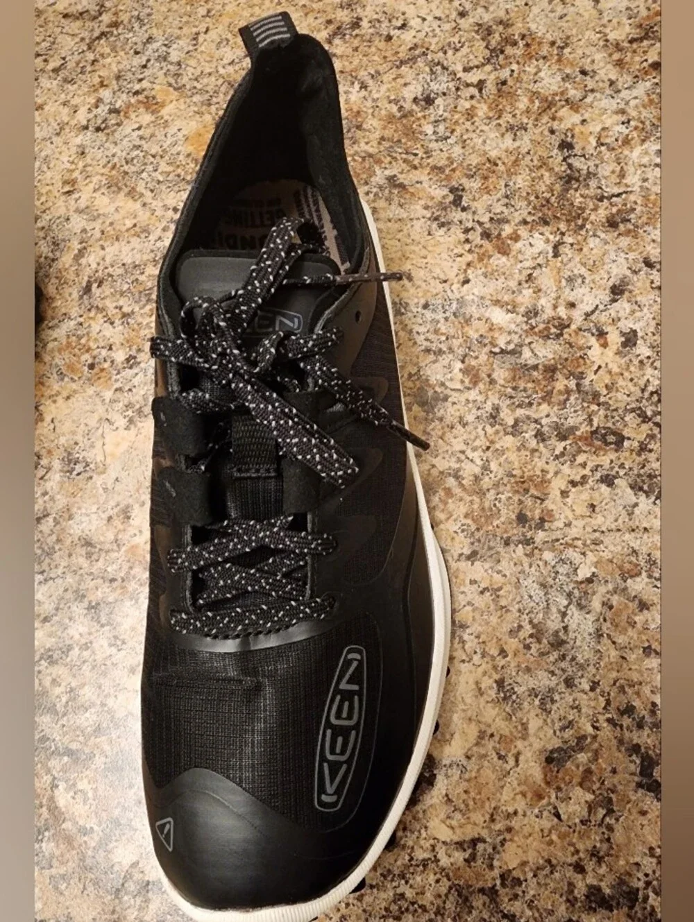 KEEN Black Athletic Trail Sneakers Lace Up Outdoor Shoes